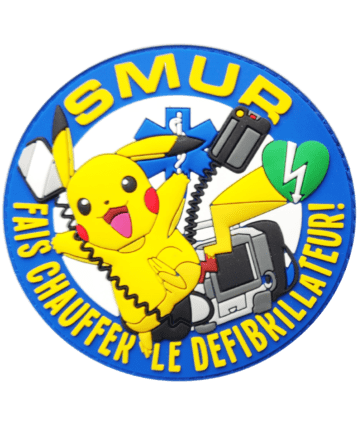 Patch PVC : " Fais chauffer le défibrillateur "