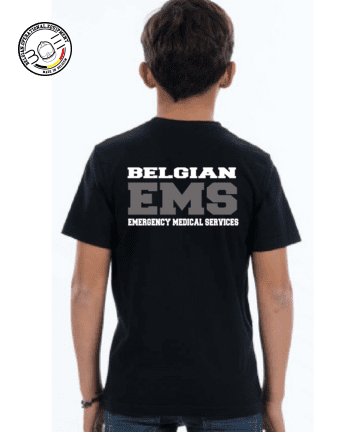 T-shirt Kids Black ' EMS '