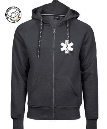 Sweat capuche à tirette E.M.S