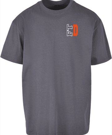 T-shirt Oversize  Fire Training Grey and Orange